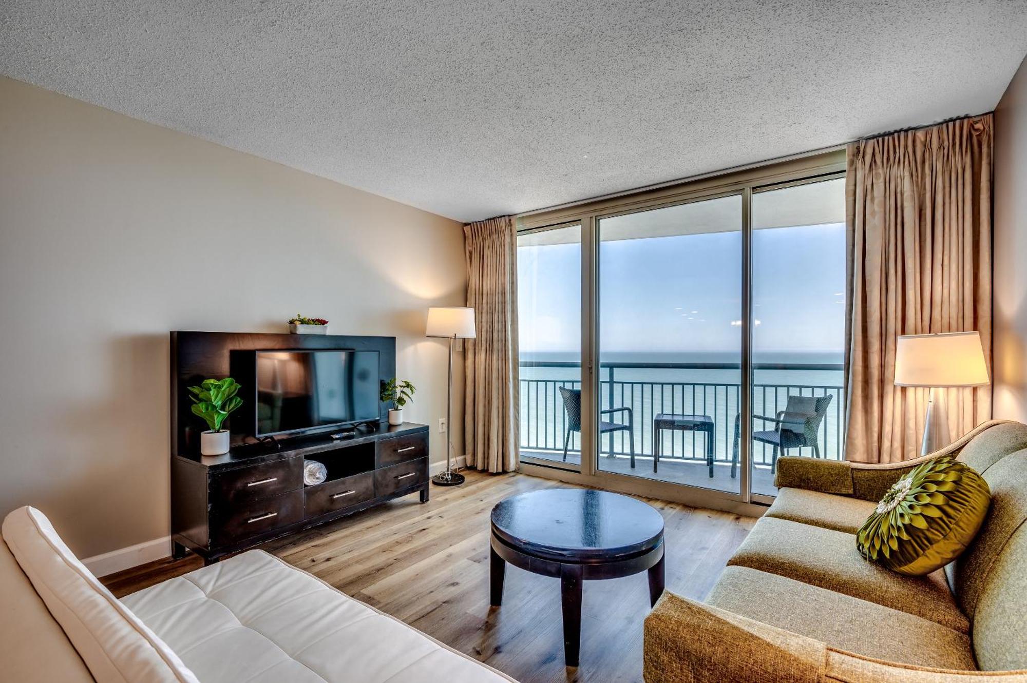 Stunning Oceanfront King Suite On 18Th Floor Centrally Located Миртл-Бич Экстерьер фото