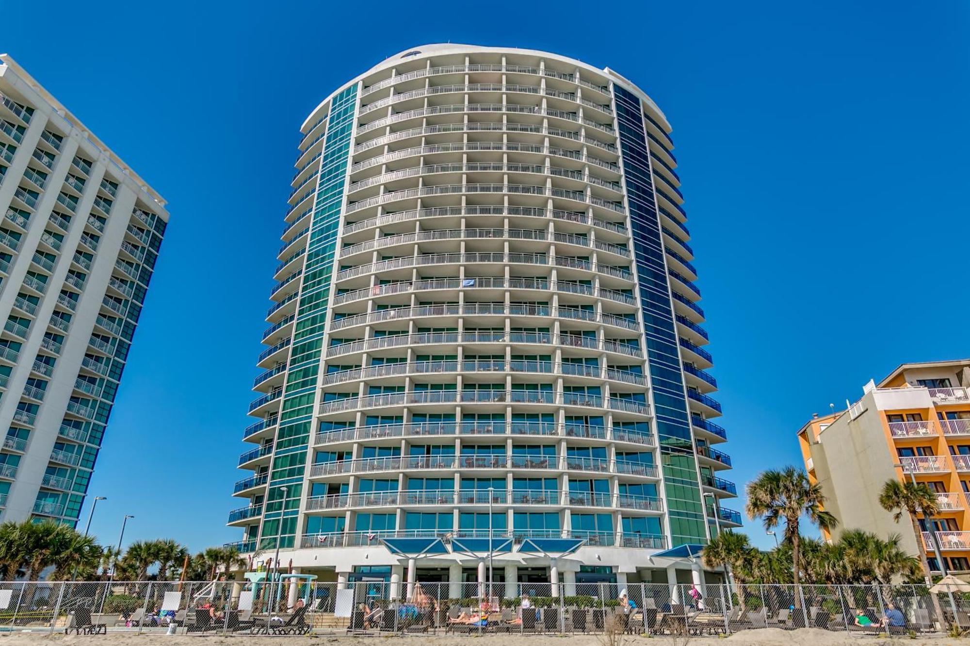 Stunning Oceanfront King Suite On 18Th Floor Centrally Located Миртл-Бич Экстерьер фото